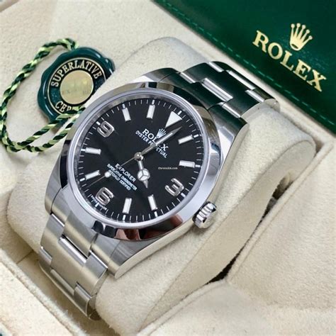 rolex explorer 1 chrono24|Rolex explorer 214270 price.